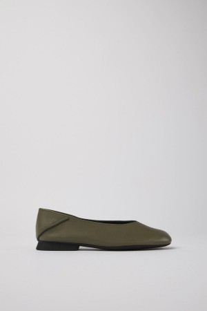 Ballerinas Camper Casi Myra Cuero Mujer Verde | IMORW-8056