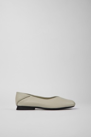Ballerinas Camper Casi Myra Cuero Mujer Gris | ZCVNQ-3102