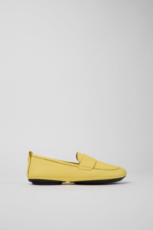 Ballerinas Camper Right Cuero Mujer Amarillo | VOFNQ-8542