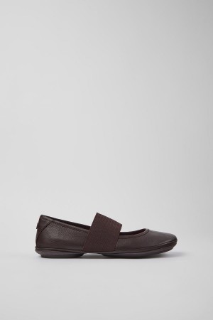 Ballerinas Camper Right Cuero Mujer Burdeos | NITGM-3078