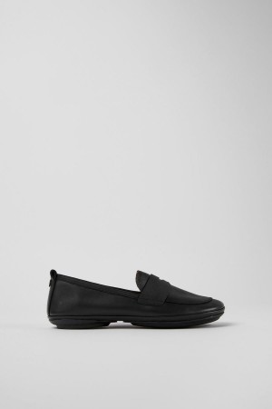 Ballerinas Camper Right Cuero Mujer Negras | NBJDM-5043