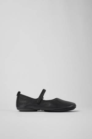 Ballerinas Camper Right Cuero Mujer Negras | XONJZ-4302
