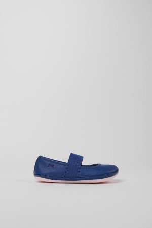 Ballerinas Camper Right Cuero Niña Azules | SWDHU-4806