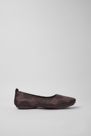 Ballerinas Camper Twins Cuero Mujer Marrones | JELVU-9326