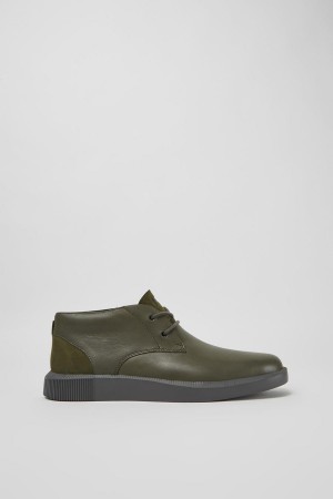 Botas Camper Bill Cuero Hombre Verde | DUVTG-9257