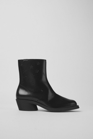 Botas Camper Bonnie Cuero Mujer Negras | TXSPU-2586