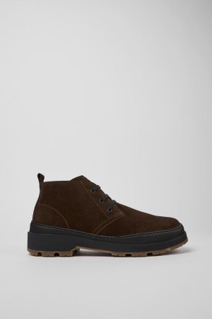 Botas Camper Brutus Trek Michelin Nubuck Ankle Hombre Marrones | GIXJL-0342