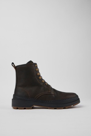 Botas Camper Brutus Trek Michelin Nubuck Medium Hombre Marrones | BKIUR-2680
