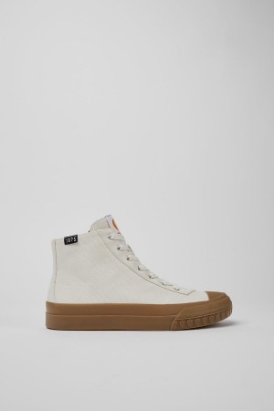 Botas Camper Camaleon Mujer Blancas | JHUME-4193
