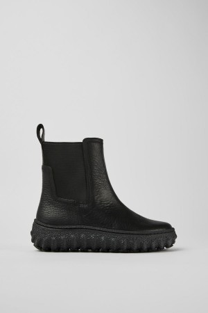 Botas Camper Ground Michelin Cuero Ankle Mujer Negras | EZTYH-1259
