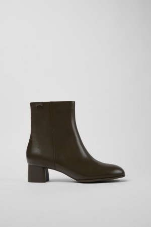 Botas Camper Katie Cuero Ankle Mujer Verde | TPGXJ-2406