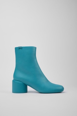 Botas Camper Niki Cuero Mujer Azules | GFDAR-7690