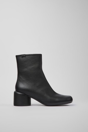 Botas Camper Niki Cuero Mujer Negras | NQIDE-9647