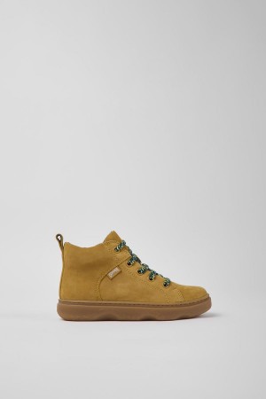 Botas Camper Nubuck Ankle Niño Marrones | DXJBV-5360