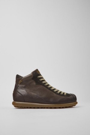 Botas Camper Pelotas Vegetable Tanned Cuero Hombre Marrones | SUWBR-7051