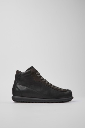 Botas Camper Pelotas Vegetable Tanned Cuero Hombre Negras | LUHZI-4681