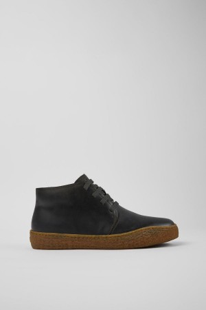 Botas Camper Peu Terreno Cuero Hombre Gris | QZICG-8714