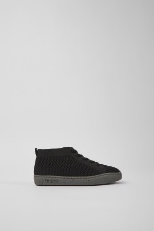 Botas Camper Peu Touring Textil Ankle Niña Negras | QLHEV-0586