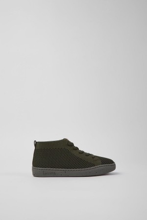Botas Camper Peu Touring Textil Ankle Niño Verde | JGKTH-9160