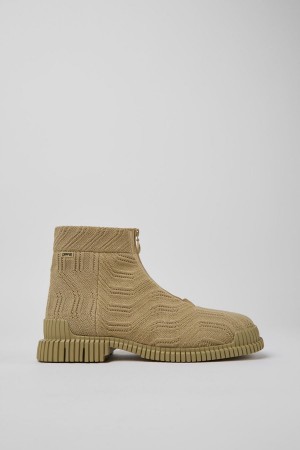 Botas Camper Pix Ankle Hombre Beige | ZHIJK-4527