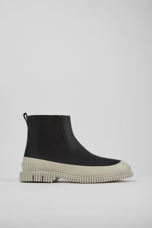 Botas Camper Pix Cuero Chelsea Hombre Negras | XQRKV-4287