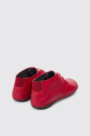 Botas Camper Right Encaje Up Ankle Mujer Rojas | MBYNI-6475