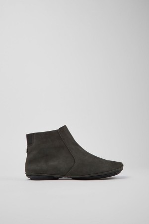 Botas Camper Right Nubuck Ankle Mujer Gris | HOKXI-6051