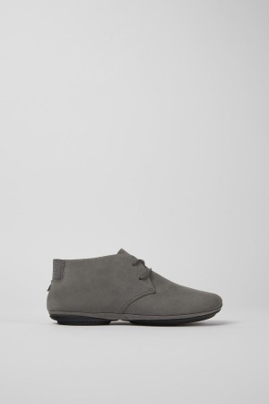 Botas Camper Right Nubuck Mujer Gris | EDVUH-8042