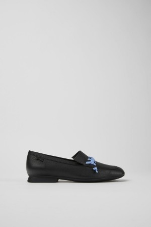 Mocasines Camper Casi Myra Cuero Mujer Negras | OMGZI-1958