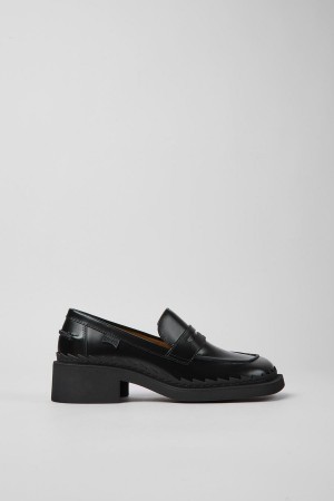 Mocasines Camper Taylor Cuero Mujer Negras | GQJLK-6754
