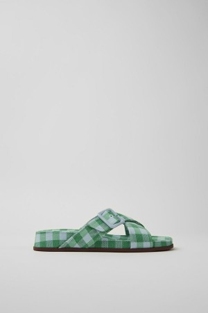 Sandalias Camper Atonik Mujer Verde | CUBEO-4735