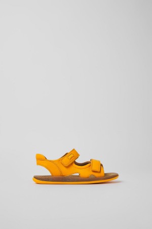 Sandalias Camper Bicho Cuero Niña Naranjas | ZJQYL-5216
