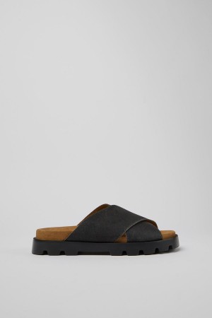 Sandalias Camper Brutus Mujer Negras | DSXMF-0534
