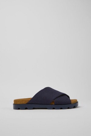 Sandalias Camper Brutus Recycled Algodon Hombre Azules | WYFRQ-5829