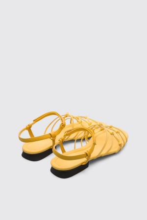 Sandalias Camper Casi Myra Mujer Amarillo | TIXDP-2970