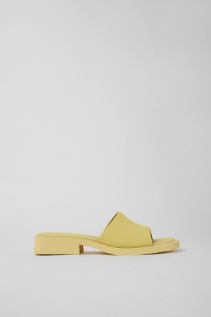 Sandalias Camper Dana Cuero Mujer Amarillo | LWXRV-9048