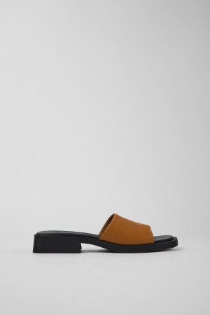 Sandalias Camper Dana Cuero Mujer Marrones | BLYHG-6125