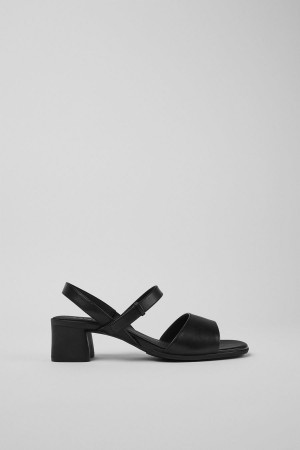 Sandalias Camper Katie Tiras Mujer Negras | AMTXW-1853