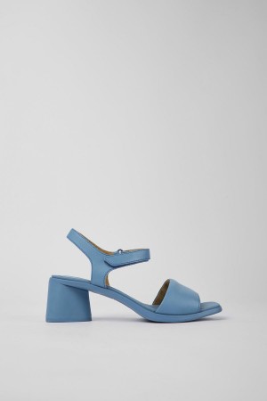 Sandalias Camper Kiara Cuero Mujer Azules | GHUCY-9185