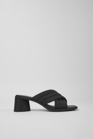 Sandalias Camper Kiara Textil Mujer Negras | HGDTR-8479