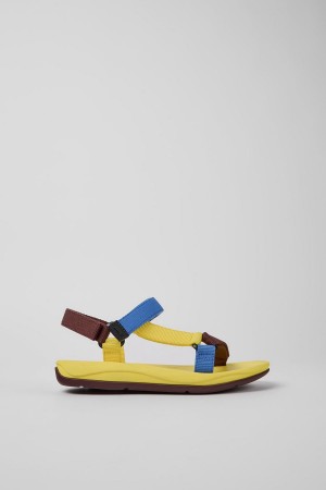 Sandalias Camper Match Mujer Amarillo | NGUFJ-6950