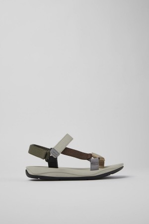 Sandalias Camper Match Textil Mujer Beige | GAMVU-7019