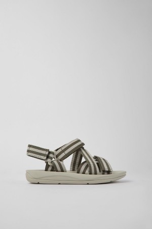 Sandalias Camper Match Textil Mujer Gris | OFDEP-0539