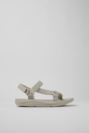 Sandalias Camper Match Textil Mujer Gris | NVKCA-0391