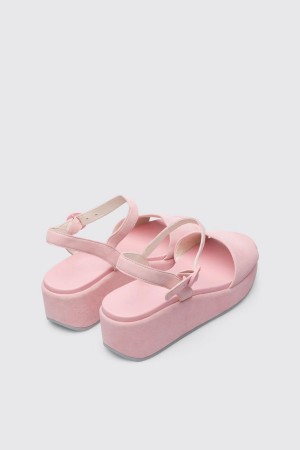 Sandalias Camper Misia Pastel Mujer Rosas | BGTAQ-4873