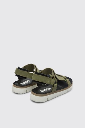 Sandalias Camper Oruga Hombre Verde | YUROJ-9415