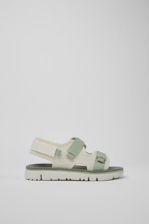 Sandalias Camper Oruga Mujer Blancas | EZMTI-6179