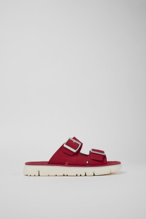 Sandalias Camper Oruga Mujer Rojas | SCYJN-6425