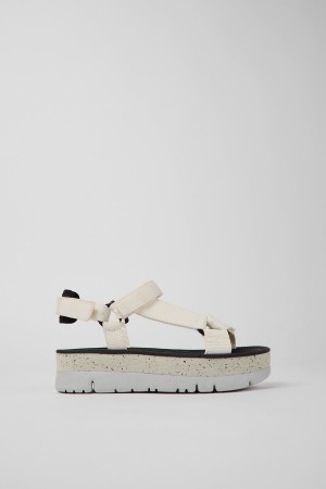 Sandalias Camper Oruga Up Mujer Blancas | QGKPF-3762