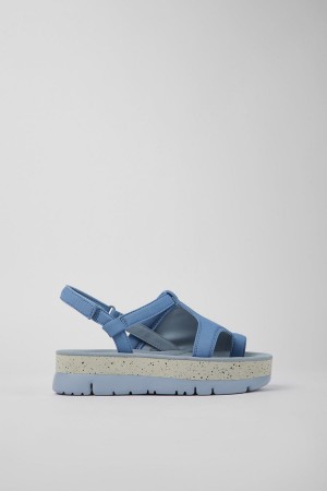 Sandalias Camper Oruga Up Textil Mujer Azules | AIKQL-9014
